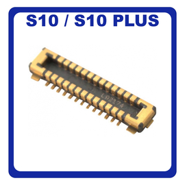 Γνήσια Original Samsung Galaxy S10 G973, S10+ Plus G975, S10e G970 (SM-G973F, SM-G970F, SM-G975F) Header Board To Board , Board Connector / BTB Socket 2x13 Pin Κονέκτορας Πλακέτας 3711-009407 (Service Pack By Samsung)