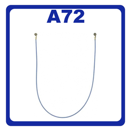 Γνήσια Original Samsung Galaxy A72 A725 A726 SM-A725F SM-A726B CBF Coaxial Antenna Cable 137mm Καλώδιο Κεραίας Ομοαξονικό Blue Μπλε GH39-02106A ​(Service Pack By Samsung)
