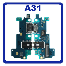 Γνήσια Original Samsung Galaxy A31 A315 SM-A315F USB Charging Board with Components Dock Connector Flex + Flex Board + Charge Board + Audio Connector + Microphone Module Καλωδιοταινία Φόρτισης με Μικρόφωνο και Επαφή Ακουστικών GH59-15266A (Service Pack by Samsung)