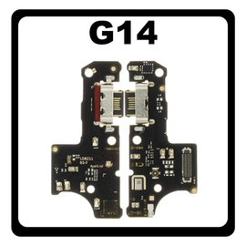 HQ OEM Συμβατό Με Motorola Moto G14 (PAYF0010IN) USB Type-C Charging Dock Connector Flex Sub Board, Καλωδιοταινία Υπό Πλακέτα Φόρτισης + Microphone Μικρόφωνο (Premium A+)