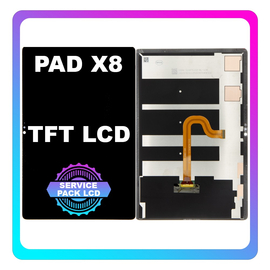 Γνήσια Original Honor Pad X8 (AGM3-W09HN) TFT LCD Display Screen Assembly Οθόνη + Touch Screen Digitizer Μηχανισμός Αφής Black Μαύρο (Service Pack By Honor)