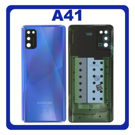 &Gamma;&nu;ή&sigma;&iota;&alpha; Original Samsung Galaxy A41 (SM-A415F, SM-A415F/DS) Rear Back Battery Cover &Pi;ί&sigma;&omega; &Kappa;ά&lambda;&upsilon;&mu;&mu;&alpha; &Kappa;&alpha;&pi;ά&kappa;&iota; &Pi;&lambda;ά&tau;&eta; &Mu;&pi;&alpha;&tau;&alpha;&rho;ί&alpha;&sigmaf; Blue &Mu;&pi;&lambda;&epsilon; GH82-22585D (Service Pack By Samsung)