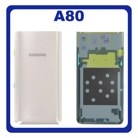 Γνήσιο Original Samsung Galaxy A80 (SM-A805F, SM-A8050) Battery Cover Καπάκι Μπαταρίας Gold Χρυσό GH82-20055C (Service Pack By Samsung)