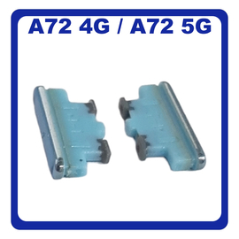 Γνήσια Original Samsung Galaxy A72 (SM-A725F, SM-A725F/DS), A72 5G (SM-A726B, SM-A726B/DS) Power Key On/Off Πλήκτρo Εκκίνησης Awesome Blue Μπλε GH98-46285B​ (Service Pack By Samsung)