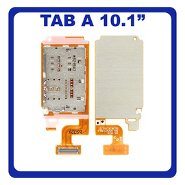 Γνήσια Original Samsung Galaxy Tab A (SM-T510, SM-T515) Sim Reader Flex + Micro SD Αναγνώστης Καρτών Σιμ Καλωδιταινία GH59-15056A (Service Pack By Samsung)
