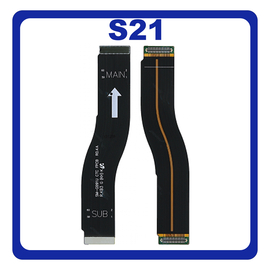 ​Γνήσια Original Samsung Galaxy S21, Galaxy S 21 (SM-G991F, SM-G991F/DS) Main LCD Flex Cable Καλωδιοταινία Οθόνης GH82-28161A GH59-15413A (Service Pack By Samsung)