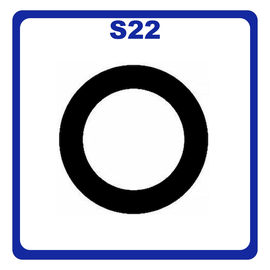 Γνήσια Original Samsung Galaxy S22 5G (SM-S901B), (Telephoto) Rear Back Camera Glass Lens Πίσω Τζαμάκι Κάμερας Black Μαύρο GH64-08649A (Service Pack By Samsung)