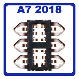Original Γνήσιο Samsung Galaxy A7 2018 A750 , A50 A505 , A10 A105 , A70 A705 , A51 A515 , A71 A715 SIM Card Tray Reader Αναγνώστης Κάρτας SIM 3709-001934 (Service Pack By Samsung)