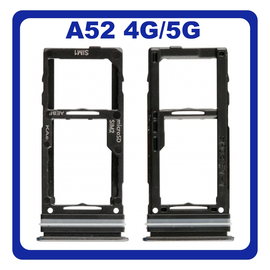 Original &Gamma;&nu;ή&sigma;&iota;&omicron; Samsung Galaxy A72 4G A725 , A72 5G A726 (A725F, A725F/DS, A726B, A726B/DS) Sim Tray Slot + MicroSD Tray GH98-46290A (Service Pack By Samsung)