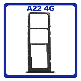 &Gamma;&nu;ή&sigma;&iota;&alpha; Original Samsung Galaxy A22 4G ​, Galaxy A 22 4G (SM-A225F, SM-A225F/DS) SIM Card Tray + Micro SD Tray Slot &Upsilon;&pi;&omicron;&delta;&omicron;&chi;έ&alpha;&sigmaf; &Beta;ά&sigma;&eta; &Theta;ή&kappa;&eta; &Kappa;ά&rho;&tau;&alpha;&sigmaf; SIM Black &Mu;&alpha;ύ&rho;&omicron; GH98-46654A (Service Pack By Samsung)