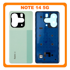 HQ OEM Συμβατό Με Xiaomi Redmi Note 14 5G (24094RAD4G) Rear Back Battery Cover Πίσω Καπάκι Πλάτη Μπαταρίας Coral Green Πράσινο (Premium A+)