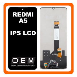 HQ OEM Συμβατό Με Xiaomi Redmi A5 (25028PC03G, 25028RN03A, 25028RN03I), IPS LCD Display Screen Assembly Οθόνη + Touch Screen Digitizer Μηχανισμός Αφής Black Μαύρο (Premium A+)