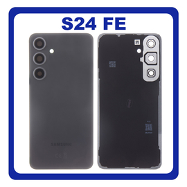 &Gamma;&nu;ή&sigma;&iota;&alpha; Original Samsung Galaxy S24 FE (SM-S721B, SM-S721B/DS) Rear Back Battery Cover &Pi;ί&sigma;&omega; &Kappa;&alpha;&pi;ά&kappa;&iota; &Pi;&lambda;ά&tau;&eta; &Mu;&pi;&alpha;&tau;&alpha;&rho;ί&alpha;&sigmaf; Graphite &Mu;&alpha;ύ&rho;&omicron; GH82-35832A (Service Pack By Samsung)