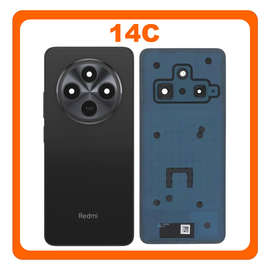 &Gamma;&nu;ή&sigma;&iota;&alpha; Original Xiaomi Redmi 14C 4G (2411DRN47C, 2409BRN2CA) Rear Back Battery Cover &Pi;ί&sigma;&omega; &Kappa;ά&lambda;&upsilon;&mu;&mu;&alpha; &Kappa;&alpha;&pi;ά&kappa;&iota; &Pi;&lambda;ά&tau;&eta; &Mu;&pi;&alpha;&tau;&alpha;&rho;ί&alpha;&sigmaf; Glacier Black &Mu;&alpha;ύ&rho;&omicron; 5600030C3NN00 (Service Pack By Xiaomi)
