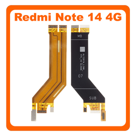 HQ OEM &Sigma;&upsilon;&mu;&beta;&alpha;&tau;ό &Mu;&epsilon; Xiaomi Redmi Note 14 4G (24117RN76G, 24117RN76O), Main Flex Cable &Kappa;&epsilon;&nu;&tau;&rho;&iota;&kappa;ή &Kappa;&alpha;&lambda;&omega;&delta;&iota;&omicron;&tau;&alpha;&iota;&nu;ί&alpha; (Premium A+)