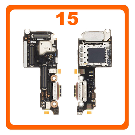 &Gamma;&nu;ή&sigma;&iota;&alpha; Original Xiaomi 15 (24129PN74G, 24129PN74I), USB Type-C Charging Dock Connector Flex Sub Board, &Kappa;&alpha;&lambda;&omega;&delta;&iota;&omicron;&tau;&alpha;&iota;&nu;ί&alpha; &Upsilon;&pi;ό &Pi;&lambda;&alpha;&kappa;έ&tau;&alpha; &Phi;ό&rho;&tau;&iota;&sigma;&eta;&sigmaf; + Microphone &Mu;&iota;&kappa;&rho;ό&phi;&omega;&nu;&omicron; + Sim Reader 560002000O700 (Service Pack By Xiaomi)