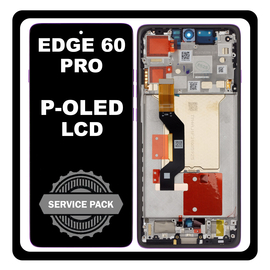 &Gamma;&nu;ή&sigma;&iota;&alpha; Original Motorola Moto Edge 60 Pro (XT2507-1) P-OLED LCD Display Screen Assembly &Omicron;&theta;ό&nu;&eta; + Touch Screen Digitizer &Mu;&eta;&chi;&alpha;&nu;&iota;&sigma;&mu;ό&sigmaf; &Alpha;&phi;ή&sigmaf; + Frame Bezel &Pi;&lambda;&alpha;ί&sigma;&iota;&omicron; &Sigma;&alpha;&sigma;ί Sparkling Grape &Mu;&omega;&beta; 5D68C30047 (Service Pack By Motorola)