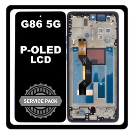 &Gamma;&nu;ή&sigma;&iota;&alpha; Original Motorola Moto G86 (XT2527-2) P-OLED LCD Display Screen Assembly &Omicron;&theta;ό&nu;&eta; + Touch Screen Digitizer &Mu;&eta;&chi;&alpha;&nu;&iota;&sigma;&mu;ό&sigmaf; &Alpha;&phi;ή&sigmaf; + Frame Bezel &Pi;&lambda;&alpha;ί&sigma;&iota;&omicron; Spellbound &Mu;&alpha;ύ&rho;&omicron; 5D68C30474 (Service Pack By Motorola)