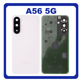 &Gamma;&nu;ή&sigma;&iota;&alpha; Original Samsung Galaxy A56 5G (SM-A566V, SM-A566B) Rear Back Battery Cover &Pi;ί&sigma;&omega; &Kappa;&alpha;&pi;ά&kappa;&iota; &Pi;&lambda;ά&tau;&eta; &Mu;&pi;&alpha;&tau;&alpha;&rho;ί&alpha;&sigmaf; Pink &Rho;&omicron;&zeta; GH82-36807D (Service Pack By Samsung)