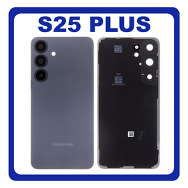 &Gamma;&nu;ή&sigma;&iota;&alpha; Original Samsung Galaxy S25+, S25 Plus (SM-S936B, SM-S936B/DS) Rear Back Battery Cover &Pi;ί&sigma;&omega; &Kappa;&alpha;&pi;ά&kappa;&iota; &Pi;&lambda;ά&tau;&eta; &Mu;&pi;&alpha;&tau;&alpha;&rho;ί&alpha;&sigmaf; Black &Mu;&alpha;ύ&rho;&omicron; GH82-36350E (Service Pack By Samsung)