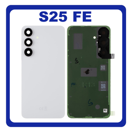 &Gamma;&nu;ή&sigma;&iota;&alpha; Original Samsung Galaxy S25 FE 5G (SM-S731B, SM-S731B/DS) Rear Back Battery Cover &Pi;ί&sigma;&omega; &Kappa;&alpha;&pi;ά&kappa;&iota; &Pi;&lambda;ά&tau;&eta; &Mu;&pi;&alpha;&tau;&alpha;&rho;ί&alpha;&sigmaf; White Ά&sigma;&pi;&rho;&omicron; GH82-38030B (Service Pack By Samsung)