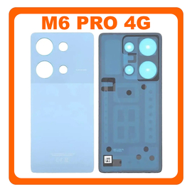 &Gamma;&nu;ή&sigma;&iota;&alpha; Original Xiaomi Poco M6 PRO 4G (2312FPCA6G) Rear Back Battery Cover &Pi;ί&sigma;&omega; &Kappa;ά&lambda;&upsilon;&mu;&mu;&alpha; &Kappa;&alpha;&pi;ά&kappa;&iota; &Pi;&lambda;ά&tau;&eta; &Mu;&pi;&alpha;&tau;&alpha;&rho;ί&alpha;&sigmaf; Blue &Mu;&pi;&lambda;&epsilon; 5600050N6P00 (Service Pack By Xiaomi)