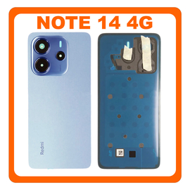 &Gamma;&nu;ή&sigma;&iota;&alpha; Original Redmi Note 14 (24117RN76G, 24117RN76O), Rear Back Battery Cover &Pi;ί&sigma;&omega; &Kappa;&alpha;&pi;ά&kappa;&iota; &Pi;&lambda;ά&tau;&eta; &Mu;&pi;&alpha;&tau;&alpha;&rho;ί&alpha;&sigmaf; Blue &Mu;&pi;&lambda;&epsilon; 56000300O7N00 (Service Pack By Xiaomi)