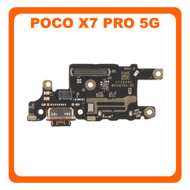 &Gamma;&nu;ή&sigma;&iota;&alpha; Original Poco X7 Pro 5G (2412DPC0AG, 2412DPC0AI)​ USB Type-C Charging Dock Connector Flex Sub Board, &Kappa;&alpha;&lambda;&omega;&delta;&iota;&omicron;&tau;&alpha;&iota;&nu;ί&alpha; &Upsilon;&pi;ό &Pi;&lambda;&alpha;&kappa;έ&tau;&alpha; &Phi;ό&rho;&tau;&iota;&sigma;&eta;&sigmaf; + Microphone &Mu;&iota;&kappa;&rho;ό&phi;&omega;&nu;&omicron; + Sim Reader 56000400O1000​ (Service Pack By Xiaomi)