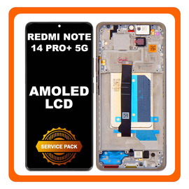 &Gamma;&nu;ή&sigma;&iota;&alpha; Original Xiaomi Redmi Note 14 Pro Plus 5G, Redmi Note 14 Pro+ 5G (24115RA8EG) AMOLED LCD Display Screen Assembly &Omicron;&theta;ό&nu;&eta; + Touch Screen Digitizer &Mu;&eta;&chi;&alpha;&nu;&iota;&sigma;&mu;ό&sigmaf; &Alpha;&phi;ή&sigmaf; + Frame Bezel &Pi;&lambda;&alpha;ί&sigma;&iota;&omicron; &Sigma;&alpha;&sigma;ί Gold &Chi;&rho;&upsilon;&sigma;ό 5600320O16U00 (Service Pack By Xiaomi)