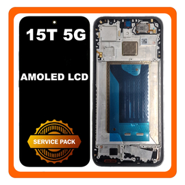 &Gamma;&nu;ή&sigma;&iota;&alpha; Original Xiaomi 15T 5G (25069PTEBG) LTPO AMOLED LCD Display Screen Assembly &Omicron;&theta;ό&nu;&eta; + Touch Screen Digitizer &Mu;&eta;&chi;&alpha;&nu;&iota;&sigma;&mu;ό&sigmaf; &Alpha;&phi;ή&sigmaf; + Frame Bezel &Pi;&lambda;&alpha;ί&sigma;&iota;&omicron; &Sigma;&alpha;&sigma;ί Titanium Gray &Gamma;&kappa;&rho;&iota; 5600020O12A00 (Service Pack By Xiaomi)