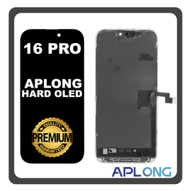 HQ OEM &Sigma;&upsilon;&mu;&beta;&alpha;&tau;ό &Mu;&epsilon; iPhone 16 Pro , iPhone16 Pro (A3293, A3083, A3292, A3294) APLONG HARD OLED LCD Display Screen Assembly &Omicron;&theta;ό&nu;&eta; + Touch Screen Digitizer &Mu;&eta;&chi;&alpha;&nu;&iota;&sigma;&mu;ό&sigmaf; &Alpha;&phi;ή&sigmaf; Black &Mu;&alpha;ύ&rho;&omicron; (Premium A+) (Lifetime Warranty &Gamma;&iota;&alpha; &Sigma;&upsilon;&nu;&epsilon;&rho;&gamma;&alpha;&tau;&epsilon;&sigmaf; B2B)