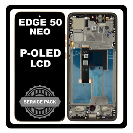 &Gamma;&nu;ή&sigma;&iota;&alpha; Original Motorola Moto Edge 50 Neo (XT2409-1) P-OLED LCD Display Screen Assembly &Omicron;&theta;ό&nu;&eta; + Touch Screen Digitizer &Mu;&eta;&chi;&alpha;&nu;&iota;&sigma;&mu;ό&sigmaf; &Alpha;&phi;ή&sigmaf; + Frame Bezel &Pi;&lambda;&alpha;ί&sigma;&iota;&omicron; &Sigma;&alpha;&sigma;ί Latte &Chi;&rho;&upsilon;&sigma;ό 5D68C28685 (Service Pack By Motorola)
