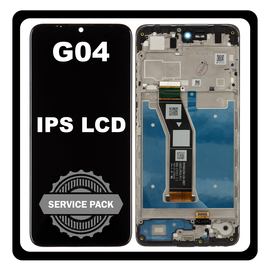 &Gamma;&nu;ή&sigma;&iota;&alpha; Original Motorola Moto G04 (XT2421-2, XT2421-3) IPS LCD Display Screen Assembly &Omicron;&theta;ό&nu;&eta; + Touch Screen Digitizer &Mu;&eta;&chi;&alpha;&nu;&iota;&sigma;&mu;ό&sigmaf; &Alpha;&phi;ή&sigmaf; + Frame Bezel &Pi;&lambda;&alpha;ί&sigma;&iota;&omicron; &Sigma;&alpha;&sigma;ί Black &Mu;&alpha;ύ&rho;&omicron; 5D68C23890 (Service Pack By Motorola)