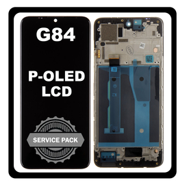 &Gamma;&nu;ή&sigma;&iota;&alpha; Original Motorola Moto G84 5G (XT2347, XT2347-1) P-OLED LCD Display Screen Assembly &Omicron;&theta;ό&nu;&eta; + Touch Screen Digitizer &Mu;&eta;&chi;&alpha;&nu;&iota;&sigma;&mu;ό&sigmaf; &Alpha;&phi;ή&sigmaf; + Frame Bezel &Pi;&lambda;&alpha;ί&sigma;&iota;&omicron; &Sigma;&alpha;&sigma;ί Black Beauty &Mu;&alpha;ύ&rho;&omicron; 5D68C23231 (Service Pack By Motorola)