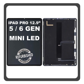 iPad Pro 2021 5th Gen 12.9" (A2379, A2461) / Apple iPad Pro 2022 6th Gen 12.9" (A2764, A2437) Liquid Retina XDR mini-LED LCD Display Aseembly Screen &Omicron;&theta;ό&nu;&eta; + Touch Digitizer Unit &Mu;&eta;&chi;&alpha;&nu;&iota;&sigma;&mu;ό&sigmaf; A&phi;ή&sigmaf; Space Gray &Mu;&alpha;ύ&rho;&omicron; (Ref By Apple)
