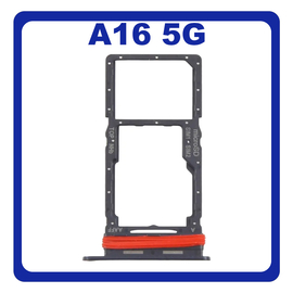 &Gamma;&nu;ή&sigma;&iota;&alpha; Original Samsung Galaxy A16 5G (SM-A166B, SM-A166B/DS) SIM Card Tray + Micro SD Tray Slot &Upsilon;&pi;&omicron;&delta;&omicron;&chi;έ&alpha;&sigmaf; &Beta;ά&sigma;&eta; &Theta;ή&kappa;&eta; &Kappa;ά&rho;&tau;&alpha;&sigmaf; SIM Black &Mu;&alpha;ύ&rho;&omicron; GH98-49822A (Service Pack By Samsung)
