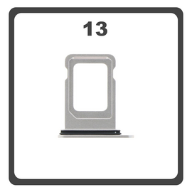 Original for Apple iPhone 13 (A2633, A2482) SIM Card Tray White Ά&sigma;&pi;&rho;&omicron;