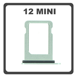Original for Apple iPhone 12 Mini , iPhone12 Mini (A2399, A2176, A2398, A2400, A2399) SIM Card Tray Green &Pi;&rho;ά&sigma;&iota;&nu;&omicron; Pulled