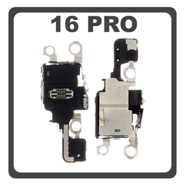 HQ OEM &Sigma;&upsilon;&mu;&beta;&alpha;&tau;ό &Mu;&epsilon; Apple iPhone 16 Pro, iPhone 16Pro (A3293, A3083) Microphone Module &Mu;&iota;&kappa;&rho;ό&phi;&omega;&nu;&omicron; (Premium A+)