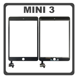 iPad mini 3 (A1599, A1600), Touch Panel Screen Digitizer &Mu;&eta;&chi;&alpha;&nu;&iota;&sigma;&mu;ό&sigmaf; &Alpha;&phi;ή&sigmaf; Black &Mu;&alpha;ύ&rho;&omicron; With Adhesive Tape (Ref By Apple)