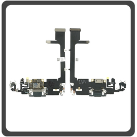 Original For &Gamma;&nu;ή&sigma;&iota;&omicron; &Gamma;&iota;&alpha;​ iPhone 11 Pro (A2215, A2160) Charging Dock Connector Lightning Flex With Board &Kappa;&alpha;&lambda;&omega;&delta;&iota;&omicron;&tau;&alpha;&iota;&nu;ί&alpha; &Kappa;&omicron;&nu;έ&kappa;&tau;&omicron;&rho;&alpha;&sigmaf; &Phi;ό&rho;&tau;&iota;&sigma;&eta;&sigmaf; + Microphone &Mu;&iota;&kappa;&rho;ό&phi;&omega;&nu;&omicron; Dark Green &Pi;&rho;ά&sigma;&iota;&nu;&omicron; (Pulled)