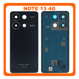 &Gamma;&nu;ή&sigma;&iota;&alpha; Original Xiaomi Redmi Note 13 4G (23129RAA4G, 23124RA7EO) Rear Back Battery Cover &Pi;ί&sigma;&omega; &Kappa;&alpha;&pi;ά&kappa;&iota; &Pi;&lambda;ά&tau;&eta; &Mu;&pi;&alpha;&tau;&alpha;&rho;ί&alpha;&sigmaf; + Camera Lens &Tau;&zeta;&alpha;&mu;ά&kappa;&iota; &Kappa;ά&mu;&epsilon;&rho;&alpha;&sigmaf; Midnight Black &Mu;&alpha;ύ&rho;&omicron; 56001000N700 (Service Pack By Xiaomi)
