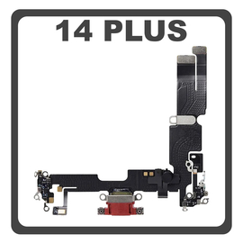 Original For &Gamma;&nu;ή&sigma;&iota;&omicron; &Gamma;&iota;&alpha; iPhone 14 Plus (A2886, A2632) Lightning USB Charging Dock Connector Lightning Flex &Kappa;&alpha;&lambda;&omega;&delta;&iota;&omicron;&tau;&alpha;&iota;&nu;ί&alpha; &Kappa;&omicron;&nu;έ&kappa;&tau;&omicron;&rho;&alpha;&sigmaf; &Phi;ό&rho;&tau;&iota;&sigma;&eta;&sigmaf; + Microphone &Mu;&iota;&kappa;&rho;ό&phi;&omega;&nu;&omicron; Red &Kappa;ό&kappa;&kappa;&iota;&nu;&omicron; (Pulled)