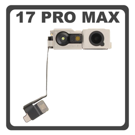 &Gamma;&nu;ή&sigma;&iota;&alpha; Original For Apple iPhone 17 Pro Max (A3526, A3257) Front Selfie Camera &Mu;&pi;&rho;&omicron;&sigma;&tau;&iota;&nu;ή &Kappa;ά&mu;&epsilon;&rho;&alpha; 18MP Pulled