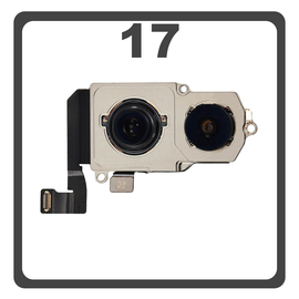 &Gamma;&nu;ή&sigma;&iota;&alpha; Original For Apple iPhone 17 (A3520, A3258) Main Rear Back Camera &Kappa;&epsilon;&nu;&tau;&rho;&iota;&kappa;ή &Kappa;ά&mu;&epsilon;&rho;&alpha; 48MP + 48MP Pulled