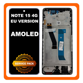 &Gamma;&nu;ή&sigma;&iota;&alpha; Original Xiaomi Redmi Note 15 4G (2510DRA23E) EU Version AMOLED LCD Display Screen Assembly &Omicron;&theta;ό&nu;&eta; + Touch Screen Digitizer &Mu;&eta;&chi;&alpha;&nu;&iota;&sigma;&mu;ό&sigmaf; &Alpha;&phi;ή&sigmaf; + Frame Bezel &Pi;&lambda;&alpha;ί&sigma;&iota;&omicron; &Sigma;&alpha;&sigma;ί Black Purple &Mu;&omega;&beta; 560004000P700 (Service Pack By Xiaomi)