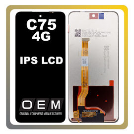 HQ OEM &Sigma;&upsilon;&mu;&beta;&alpha;&tau;ό &Mu;&epsilon; Realme C75 4G (RMX3941) IPS LCD Display Screen Assembly &Omicron;&theta;ό&nu;&eta; + Touch Screen Digitizer &Mu;&eta;&chi;&alpha;&nu;&iota;&sigma;&mu;ό&sigmaf; &Alpha;&phi;ή&sigmaf; Black &Mu;&alpha;ύ&rho;&omicron; (Premium A+)