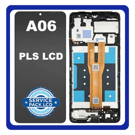 &Gamma;&nu;ή&sigma;&iota;&alpha; Original Samsung Galaxy A06 4G (SM-A065F, SM-A065F/DS) PLS LCD Display Screen Assembly &Omicron;&theta;ό&nu;&eta; + Touch Screen  Digitizer &Mu;&eta;&chi;&alpha;&nu;&iota;&sigma;&mu;ό&sigmaf; &Alpha;&phi;ή&sigmaf; + &Pi;&lambda;&alpha;ί&sigma;&iota;&omicron; Frame Black &Mu;&alpha;ύ&rho;&omicron; GH81-26440A (Service Pack By Samsung)