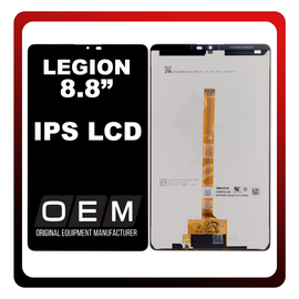 HQ OEM &Sigma;&upsilon;&mu;&beta;&alpha;&tau;ό &Mu;&epsilon; Lenovo Legion Tab 8.8" (ZACW0029IN) IPS LCD Display Screen Assembly &Omicron;&theta;ό&nu;&eta; + Touch Screen Digitizer &Mu;&eta;&chi;&alpha;&nu;&iota;&sigma;&mu;ό&sigmaf; &Alpha;&phi;ή&sigmaf; Black &Mu;&alpha;ύ&rho;&omicron; (Premium A+)