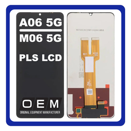 &Gamma;&nu;ή&sigma;&iota;&alpha; Original Samsung Galaxy A06 5G (SM-A066B, SM-A066B/DS), Galaxy M06 5G (SM-M066B, SM-M066B/DS) PLS LCD Display Screen Assembly &Omicron;&theta;ό&nu;&eta; + Touch Screen Digitizer &Mu;&eta;&chi;&alpha;&nu;&iota;&sigma;&mu;ό&sigmaf; &Alpha;&phi;ή&sigmaf; Black &Mu;&alpha;ύ&rho;&omicron; (Premium A+)